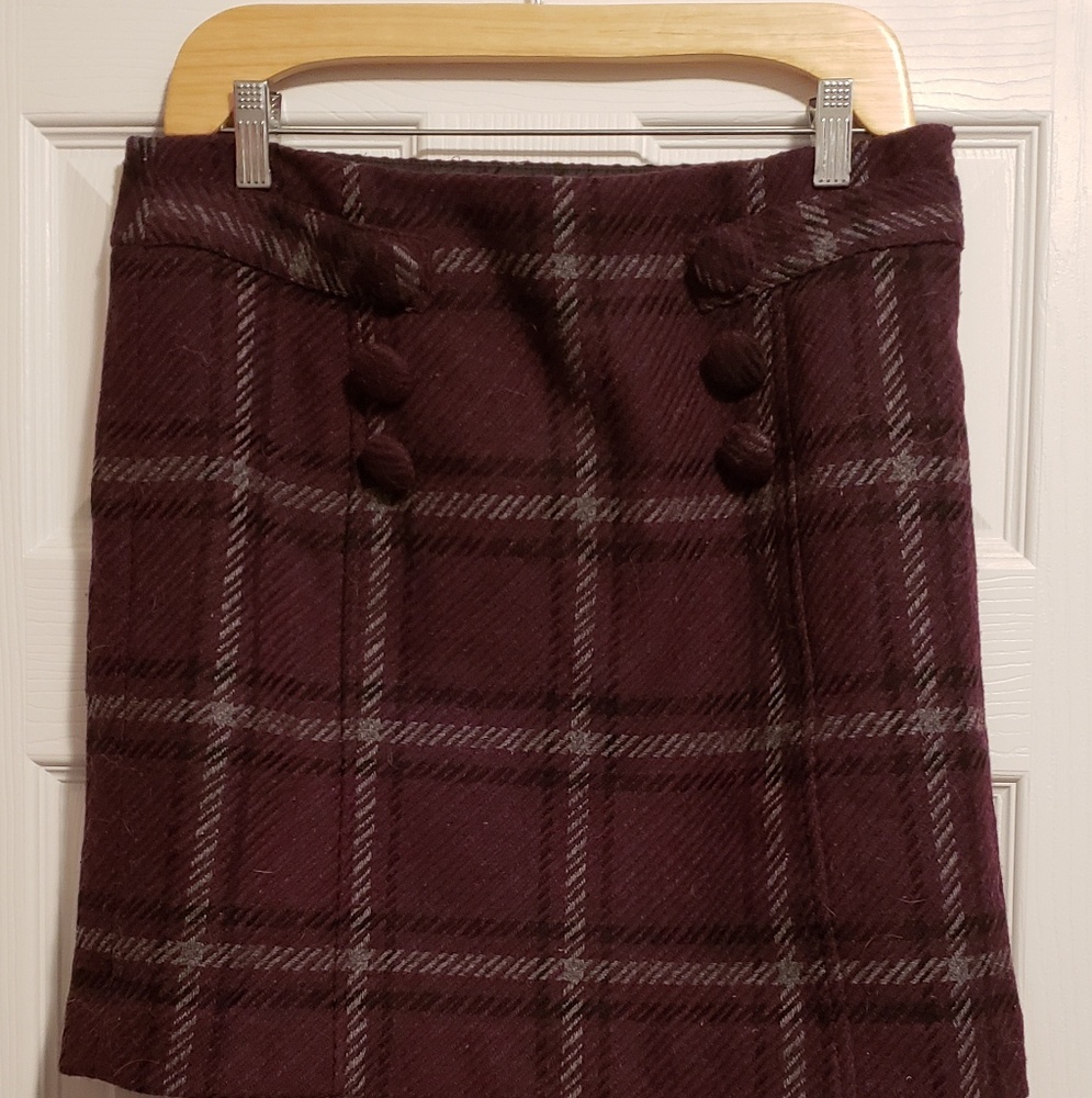 NWT Loft Wool Mini Skirt